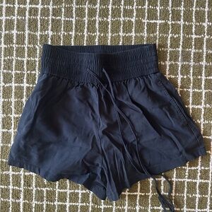 Women's Black High-Waisted Shorts